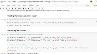 TSF Task3 - Exploring Unsupervised Machine Learning - Gaurav Kesari