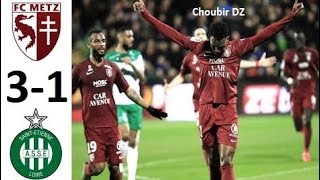 Metz Vs Saint-Etienne 3-1 Ligue 1 02/02/2020