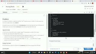 Passing Marks Codechef solution || Starters 78