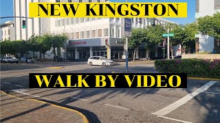 NEW KINGSTON WALK BY | WALKING THROUGH THE COMMERCIAL HUB OF NEW KINGSTON | UNEDITED | JAMAICA