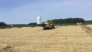 New Drain Tile Reel intalled on Inter Drain Plow