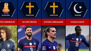Religion of France Football Players 🇫🇷 Muslim Christian Buddhism ☪️✝️🕉️