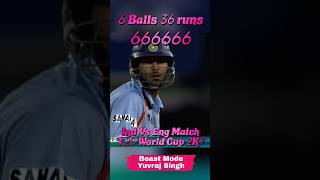 Yuvraj Singh 6 Sixes In 6 Balls | Ind Vs Eng 2007 T20 World Cup #cricket #cricketlover #cricketfans