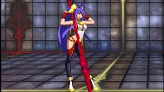 【BBCF】リミックス可愛い「マイ＝ナツメ」のモーション集 挑発 [BLAZEBLUE CENTRALFICTION Mai Natsume Motion Collection]