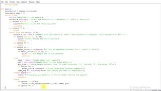 developing simple banking application in python