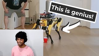 Mechatronics & Software Engineer Reacts to Michael Reeves: Teaching a Robot Dog to Pee Beer