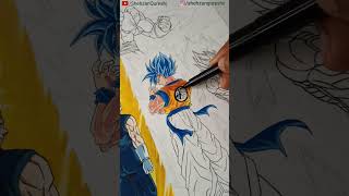 Drawing Goku and Vegeta -  Best duo in anime history
