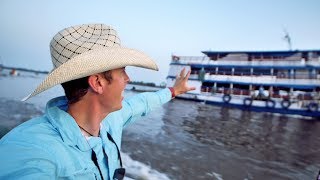 Exploring Amazon River Wildlife in Bass Boat