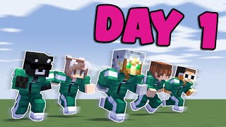 SQUIDCRAFT DAY 1: DEFINITLY SURVIVINGGG TODAY🦑 - Foolish VOD