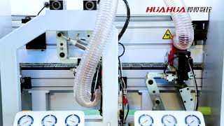 HUAHUA HH 505R Automatic straight edge banding machine with corner rounding