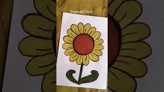 @SimpleArttouch Easy flower drawing /How to draw a flower easily?#shortsfeed #shorts