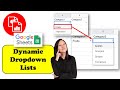 Create a  Dynamic Dropdown List - Google Sheets