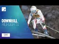 Priska Nufer (SUI) | Winner | Women's Downhill Highlights | Crans Montana | FIS Alpine