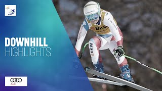 Priska Nufer (SUI) | Winner | Women's Downhill Highlights | Crans Montana | FIS