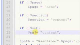 PHP Tutorials // Dynamic Pages (Part 2/3)