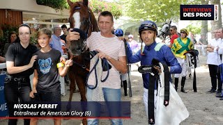 NICOLAS PERRET | ENTRAÎNEUR DE AMERICAN GLORY | QUINTÉ DU LUNDI 3 FÉVRIER À CAGNES SUR MER