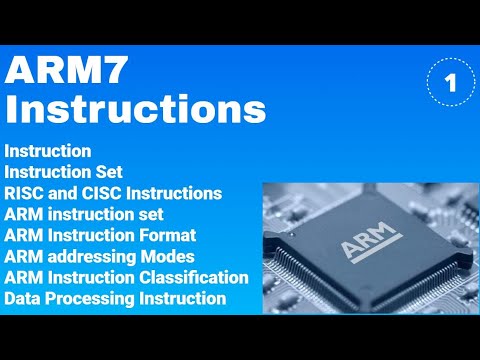 ARM Instruction Set - Basics -ARM7 Instructions - YouTube