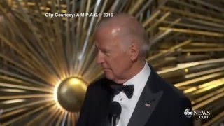 Oscars 2016 | Joe Biden Introduces Lady Gaga's Performance