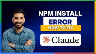 How to fix Claude Code npm install error[FULL GUIDE]