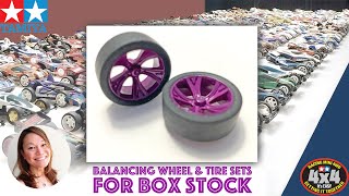 Tamiya Mini 4WD - Balancing Wheels and Tires for Box Stock