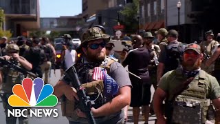 Militia Leaders Defend Their Views As Armed Movement Grows In U.S. | NBC News NOW