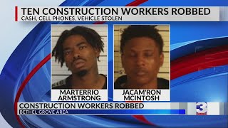 Construction workers robbed at gunpoint