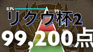 パズドラ ランキングダンジョンリクウ杯2 解説 99,200点 0.1%