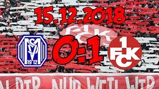 SV Meppen 0:1 1. FC Kaiserslautern – 15.12.2018 – 2. Spiel – 1. Sieg!