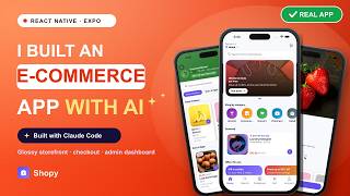 I Built a Full-Stack E-Commerce App with AI 🛒 | React Native, Expo & NestJS (Claude Code)