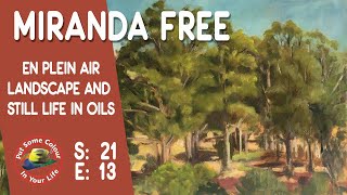 En Plein Air Oil Painting Landscape with Miranda Free | Colour In Your Life