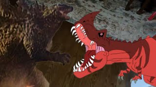 Godzilla vs Alpha Horned Tyrannosaurus