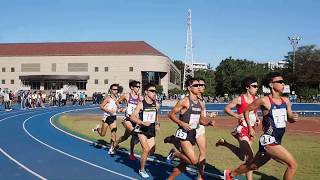 日体大記録会　男子5000m 第15組　2018年10月21日