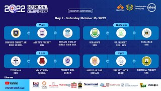 #NSMQ2022 ONE-EIGHTH STAGE | Techiman SHS VS Mfantsipim School VS Presby SHS, Suhum