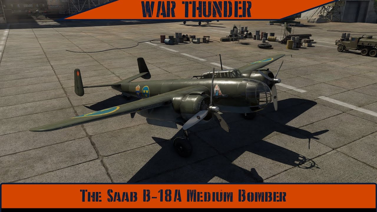 War Thunder - The Saab B-18A Medium Bomber - YouTube