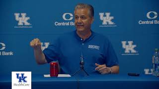 MBB: Coach Calipari - Pre-Canada