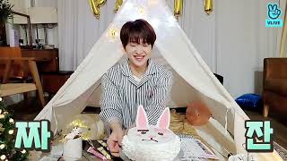 [ENG/ESP and more SUB] SHINee ONEW decorating a rabbit cake🐰🎂 (VPick! 2020.12.25.)