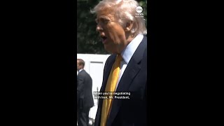Trump says 'I don't think about Americans' financial situation' in Iran negotiations