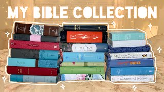 MY BIBLE COLLECTION! | journaling, reading, study bibles \u0026 some funny stories!