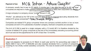 Corporation tax (part 1) - ACCA Taxation (FA 2022) TX-UK lectures