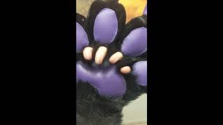Handpaws with hidden finger holes!