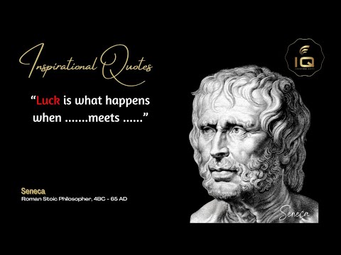 What does Seneca mean in Latin?