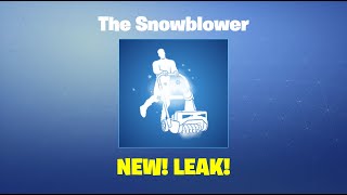 The Snowblower | Leak | Fortnite Emote