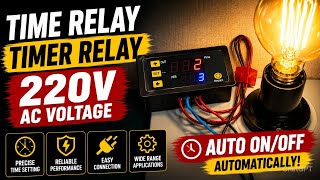 T3230 Timer: 220V Time Delay Relay. Setup and Wiring Guide