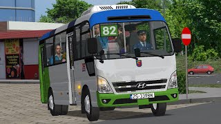 [OMSI 2] Fikcyjny Szczecin LINE 82 (Hyundai COUNTY New Breeze '21) /  카운티 뉴브리즈 슈체친 도색