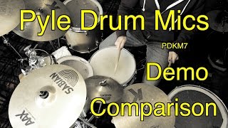 Pyle Drum Mic Test Review Demo Comparison