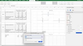 Adding Standard Error Bars on a Scattergraph - Updated for MS Excel v16