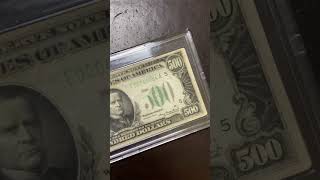 A $500 Bill!!! What would you buy with it?   #currency #USA #uscurrency #500bill #makeitrain #money