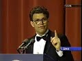 comedian and future senator al franken with a hilarious performance at the 1996 whcp