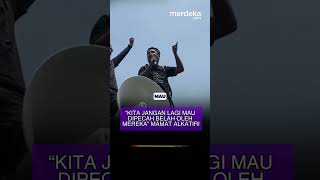 LAWAN DPR! Pidato Menggelegar Komika Mamat Alkatiri Bakar Semangat Pendemo #merdekadotcom