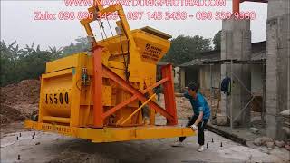 Trạm trộn bê tông mini 25m3/h, 35m3/h, 60m3/h, HSZ25, HSZ35, HSZ60, JS500, JS750, JS1000, JS1500...